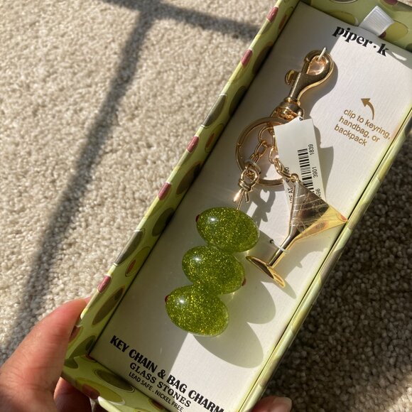 Olive Martini Handbag Key Chain - Picture 2 of 3